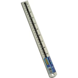 BlueSpot Tools Aluminium Ruler - 300mm 12in - Ruler Aluminium BlueSpot Tools Aluminium Ruler - 300mm 12in - Ruler Aluminium