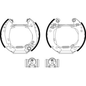 Mintex MSP033 Rear Brake Shoe Kit - Brake Shoe Set for Peugeot Renault Mintex MSP033 Rear Brake Shoe Kit - Brake Shoe Set for Peugeot Renault