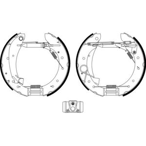 MINTEX Brake Shoe Set - 5028740601184 MINTEX Brake Shoe Set - 5028740601184