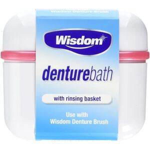 Wisdom Denture Bath - Rinsing Basket and Holder - Denture Storage Solution Wisdom Denture Bath - Rinsing Basket and Holder - Denture Storage Solution