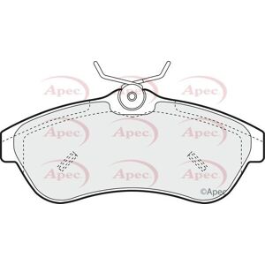 Apec - Pad1250 - Citroen C3 03- C2 06-09 - 19mm - 129mm - Brake pad set Apec - Pad1250 - Citroen C3 03- C2 06-09 - 19mm - 129mm - Brake pad set
