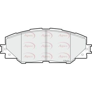 Apec Toyota Brake Pad Set - Auris, Mirai, RAV4 - Brake Pad Set Apec Toyota Brake Pad Set - Auris, Mirai, RAV4 - Brake Pad Set