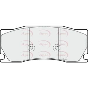 Apec Brand: Pad1724 Brake Pad Set - Jaguar XK 2006-2014 - Front - Alcon System Apec Brand: Pad1724 Brake Pad Set - Jaguar XK 2006-2014 - Front - Alcon System
