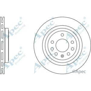 APEC - Dsk3002 - Saab 9-3x 09-15 - 93192627 - Brake Disc APEC - Dsk3002 - Saab 9-3x 09-15 - 93192627 - Brake Disc