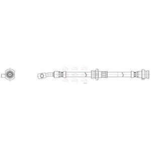 Apec Brake Hose Hos4250 - Front Left Fits Nissan X-Trail, Renault Koleos Apec Brake Hose Hos4250 - Front Left Fits Nissan X-Trail, Renault Koleos