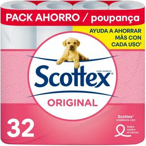 Papel Higiénico Scottex Original - 2 Camadas 32 Unidades Papel Higiénico Scottex Original - 2 Camadas 32 Unidades