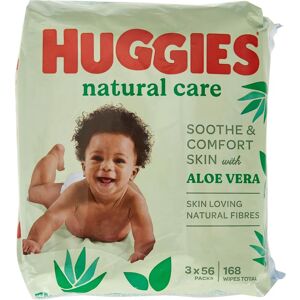 Huggies Natural Care Baby Wipes - 3 x 56 pcs Huggies Natural Care Baby Wipes - 3 x 56 pcs
