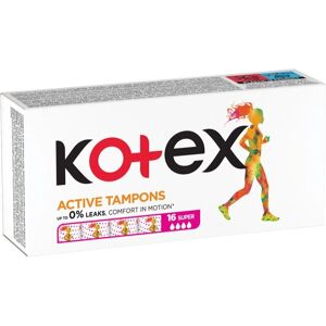 Kotex Active Super Tampons - Tampons pour Femmes - Publicité Kotex Active Super Tampons - Tampons pour Femmes - Publicité