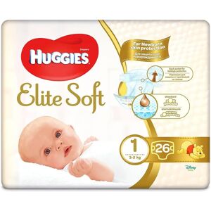 Huggies Taglia 1 Pannolini - Unisex 2-5kg 26 pezzi Huggies Taglia 1 Pannolini - Unisex 2-5kg 26 pezzi