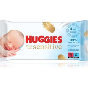 Huggies Extra Care Baby Wipes - Sensitive, Natural Fibres Huggies Extra Care Baby Wipes - Sensitive, Natural Fibres