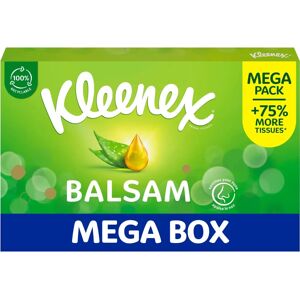 Kleenex Balsam Facial Tissues - 112 Sheets - Sensitive Skin Kleenex Balsam Facial Tissues - 112 Sheets - Sensitive Skin