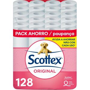 Papel Higiénico Scottex 128 Unidades 2 Capas - Higiene y Suavidad Papel Higiénico Scottex 128 Unidades 2 Capas - Higiene y Suavidad