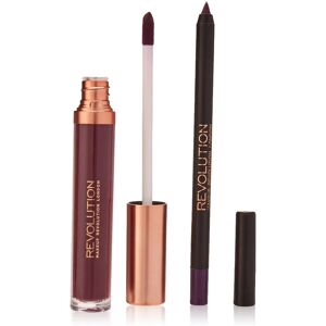 Makeup Revolution Retro Luxe Matowa Kredka do Ust + Zestaw Konturówka - Lip Kit Makeup Revolution Retro Luxe Matowa Kredka do Ust + Zestaw Konturówka - Lip Kit