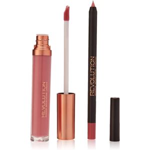 Kit Crayon à Lèvres Mat Retro Luxe + Contour des Lèvres Makeup Revolution - Publicité Kit Crayon à Lèvres Mat Retro Luxe + Contour des Lèvres Makeup Revolution - Publicité
