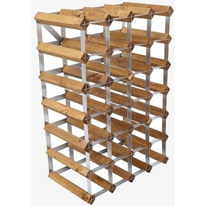 Traditional Wine Rack Skinnende Eg 30 Flasker - Vinglasholder Traditional Wine Rack Skinnende Eg 30 Flasker - Vinglasholder