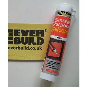 Everbuild White General Purpose Silicone - Sealant Everbuild White General Purpose Silicone - Sealant