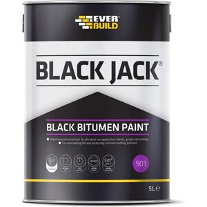 Everbuild 90105 Black Bitumen Paint - 5 Litre Everbuild 90105 Black Bitumen Paint - 5 Litre