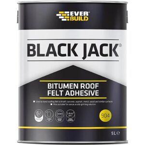 Everbuild Black Jack 904 - Roof Felt Adhesive - 5 Litre Everbuild Black Jack 904 - Roof Felt Adhesive - 5 Litre