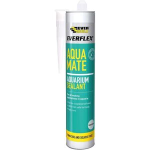 Everbuild Everbuild Aqua Mate Silicone Transparent - Silicone Sealant Everbuild Everbuild Aqua Mate Silicone Transparent - Silicone Sealant