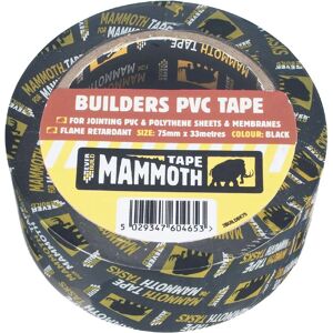 Everbuild EVB2BTBK75 PVC Tape Black - Builder's Tape Everbuild EVB2BTBK75 PVC Tape Black - Builder's Tape
