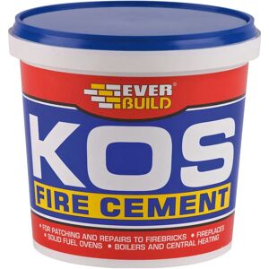 Everbuild Everbuild PCKOSBKFIRE2 KOS Fire Cement Black 2kg - Fire Cement Everbuild Everbuild PCKOSBKFIRE2 KOS Fire Cement Black 2kg - Fire Cement