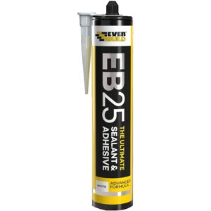 Everbuild EB25 Sealant and Adhesive - White - 300ml Everbuild EB25 Sealant and Adhesive - White - 300ml