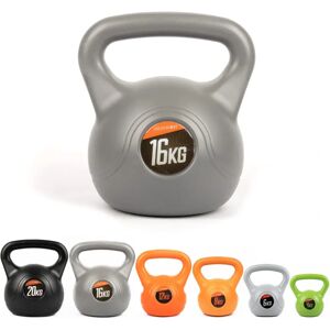 Phoenix Fitness 16kg Kettlebell - Vinyl Weight for Exercise, Core Workout, Strength, Fitness and Cardio - Grey Phoenix Fitness 16kg Kettlebell - Vinyl Weight for Exercise, Core Workout, Strength, Fitness and Cardio - Grey