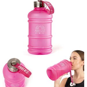 Phoenix Fitness Pink Water Bottle - 1L Leakproof Sports Drink Bottle Phoenix Fitness Pink Water Bottle - 1L Leakproof Sports Drink Bottle