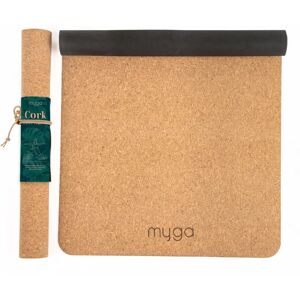 Myga Cork Yoga Mat - Cork/ Rubber Non-Slip Eco-Friendly Exercise Mat - 183cm x 63cm - Plain - Yoga Mat Myga Cork Yoga Mat - Cork/ Rubber Non-Slip Eco-Friendly Exercise Mat - 183cm x 63cm - Plain - Yoga Mat