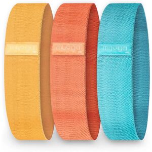 Myga Resistance Bands - Set of 3 Non Slip Fabric Stretch Bands for Fitness - 3 Resistance Levels Myga Resistance Bands - Set of 3 Non Slip Fabric Stretch Bands for Fitness - 3 Resistance Levels