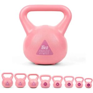 Phoenix Fitness Pink Vinyl Kettlebell - 16kg - Fitness & Strength Equipment Phoenix Fitness Pink Vinyl Kettlebell - 16kg - Fitness & Strength Equipment