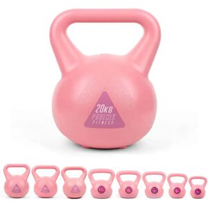 Phoenix Fitness Pink Kettlebell 20kg - Vinyl Weight for Exercise & Fitness Phoenix Fitness Pink Kettlebell 20kg - Vinyl Weight for Exercise & Fitness