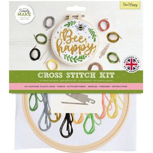 Simply Make Bee Happy Cross Stitch Kit - Cross Stitch Kit Simply Make Bee Happy Cross Stitch Kit - Cross Stitch Kit