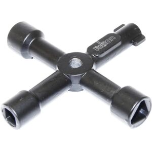 Rolson 22460 4 Way Service Utility Key - Utility Key Rolson 22460 4 Way Service Utility Key - Utility Key