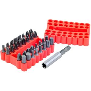 Conjunto de Bits de Chave de Fenda Rolson - 33 Peças - Compacto e Versátil Conjunto de Bits de Chave de Fenda Rolson - 33 Peças - Compacto e Versátil