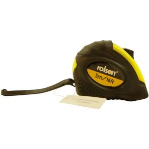 Rolson 50535 5m x 19mm Measure Tape - Impact-Resistant, Lock, Belt Clip Rolson 50535 5m x 19mm Measure Tape - Impact-Resistant, Lock, Belt Clip