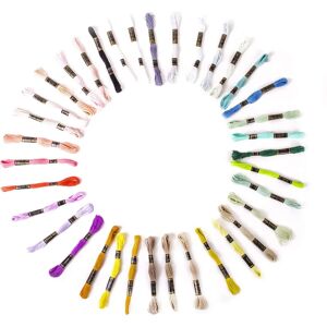 Craft Factory Pastel Embroidery Thread - 36 Skeins Craft Factory Pastel Embroidery Thread - 36 Skeins