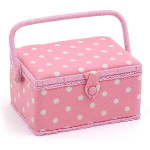 Hobby Gift Flamingo Polka Dot Sewing Box - Sewing Box Hobby Gift Flamingo Polka Dot Sewing Box - Sewing Box