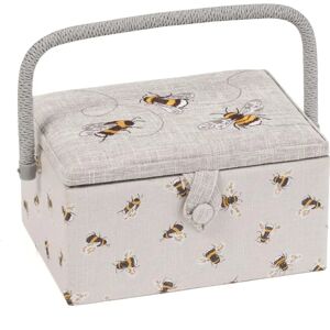 Boîte de couture moyenne - Abeille brodée - Publicité Boîte de couture moyenne - Abeille brodée - Publicité