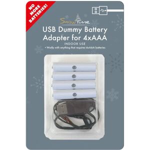 Snowtime - 4xAAA USB Power Converter - Battery Eliminator Snowtime - 4xAAA USB Power Converter - Battery Eliminator