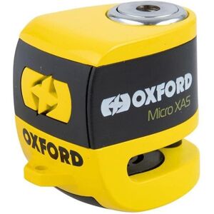Oxford Micro XA5 Alarm Gul-Sort - Skivebremselås Oxford Micro XA5 Alarm Gul-Sort - Skivebremselås