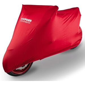 Oxford Protex Stretch-Fit Indoor Motorcycle Cover - Red - XL Oxford Protex Stretch-Fit Indoor Motorcycle Cover - Red - XL