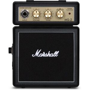 Marshall MS-2 Mini Gitarforsterker - Kompakt, Overdrive & Hodetelefoni Marshall MS-2 Mini Gitarforsterker - Kompakt, Overdrive & Hodetelefoni