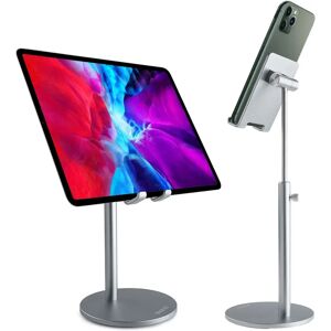 DESIRE2 Säädettävä teline älypuhelimelle ja tabletille - Hopea DESIRE2 Säädettävä teline älypuhelimelle ja tabletille - Hopea