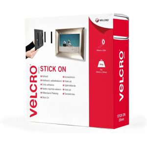 Velcro Self-Adhesive Hook and Loop Tape - 25m Black Velcro Self-Adhesive Hook and Loop Tape - 25m Black