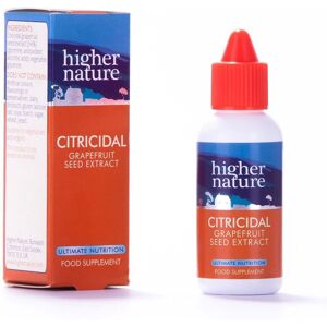 Higher Nature Citricidal Grapefruit Seed Extract - 25ml Liquid - Dietary Supplement Higher Nature Citricidal Grapefruit Seed Extract - 25ml Liquid - Dietary Supplement