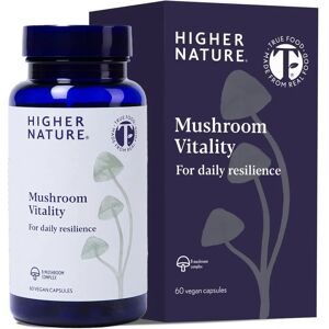 Higher Nature Mushroom Vitality - 60 Capsules - Immune & Energy Support Higher Nature Mushroom Vitality - 60 Capsules - Immune & Energy Support
