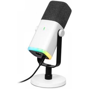 Micrófono Fifine AM8 RGB - Blanco - Micrófono Dinámico Micrófono Fifine AM8 RGB - Blanco - Micrófono Dinámico