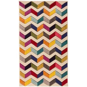 Flair Rugs Bolero Zig Zag Multicoloured Rug - Floor Heating Compatible Flair Rugs Bolero Zig Zag Multicoloured Rug - Floor Heating Compatible