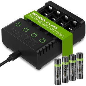 Venom Rechargeable Battery Charging Dock - AA/AAA - Black Venom Rechargeable Battery Charging Dock - AA/AAA - Black